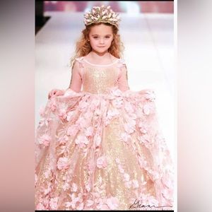 Gorgeous Alora Safari Gown Size 5/6 kids